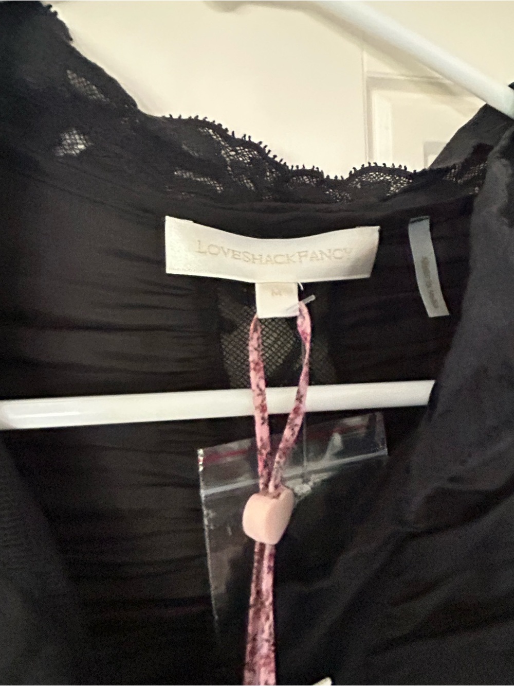 NWT LoveShackFancy Silk Jacque Blouse - Picture 2 of 4
